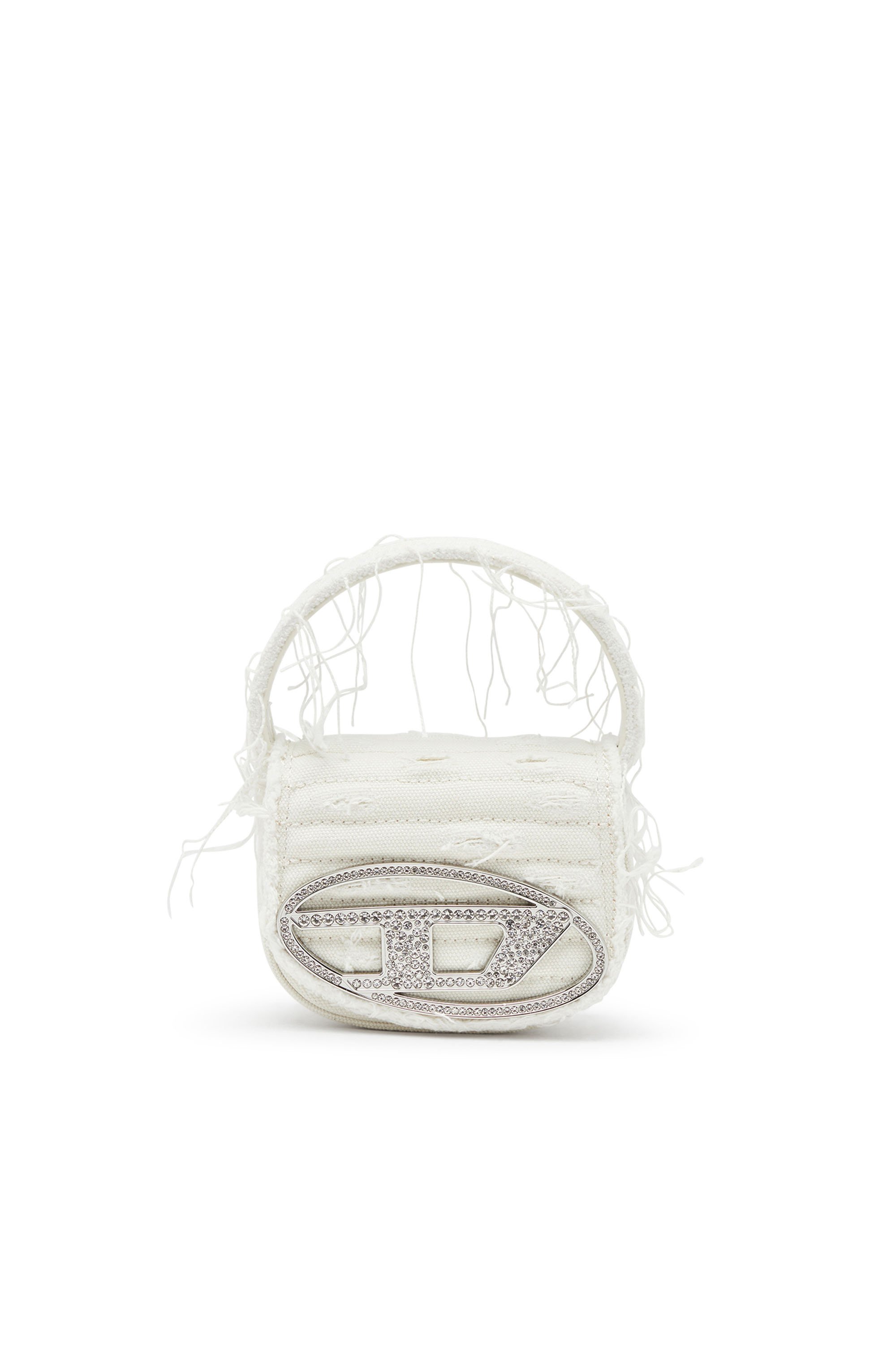 Diesel - 1DR XS, 1DR XS-Iconica mini bag in tela e pelle Donna in Bianco - 1