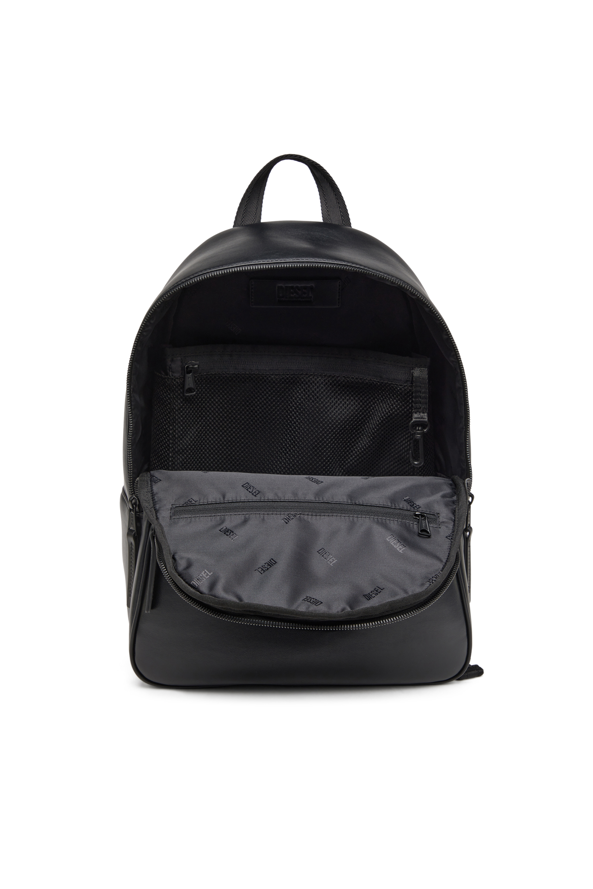 Diesel - HOLI-D BACKPACK M, Holi-D-Zaino in neoprene e PU Uomo in Nero - 4