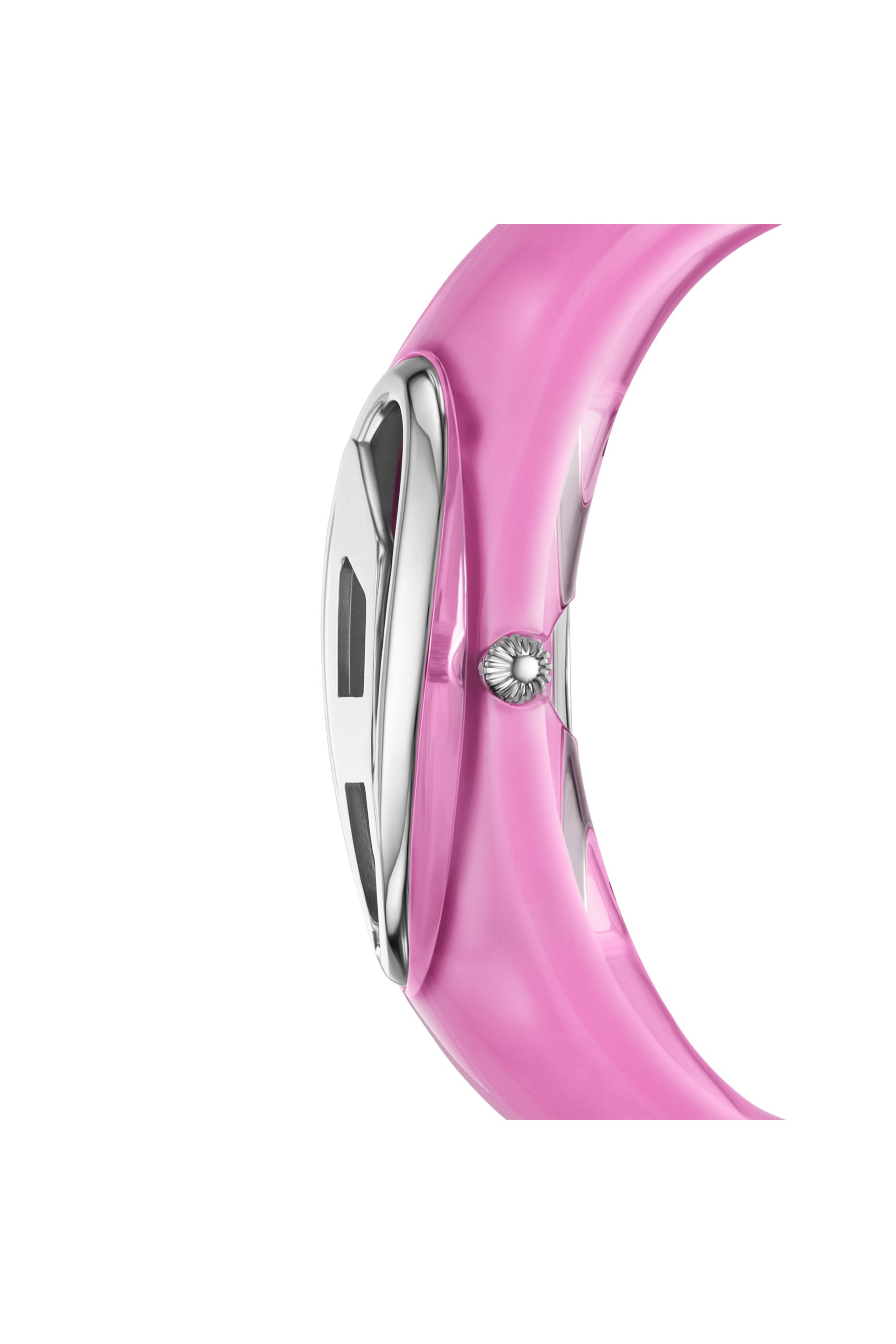 Diesel - DZ5617 WATCH, Diesel Wonder-D Two-Hand Pink Nylon Resin Watch Donna in Rosa - 3