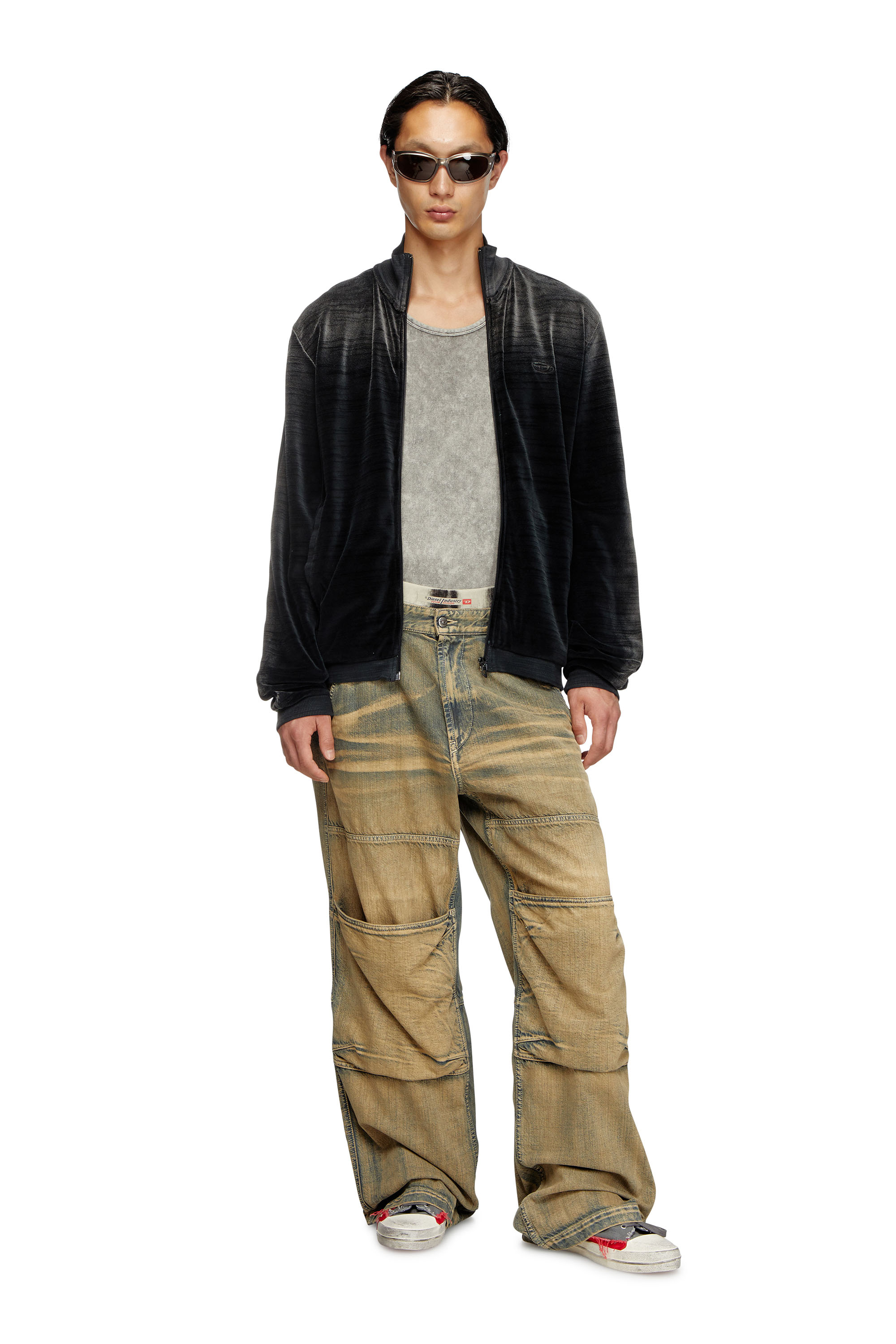 Diesel - Relaxed Jeans D-Shift 09L49 Unisex, Blu medio - Image 2