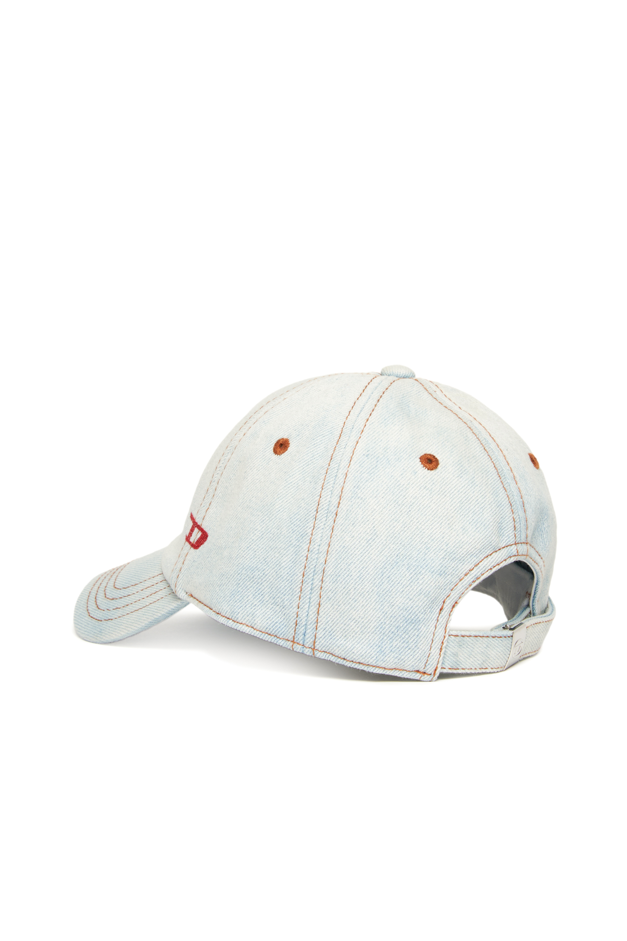 Diesel - FCLIB3, Berretto da baseball in denim con cuciture a contrasto Unisex in Blu - 2