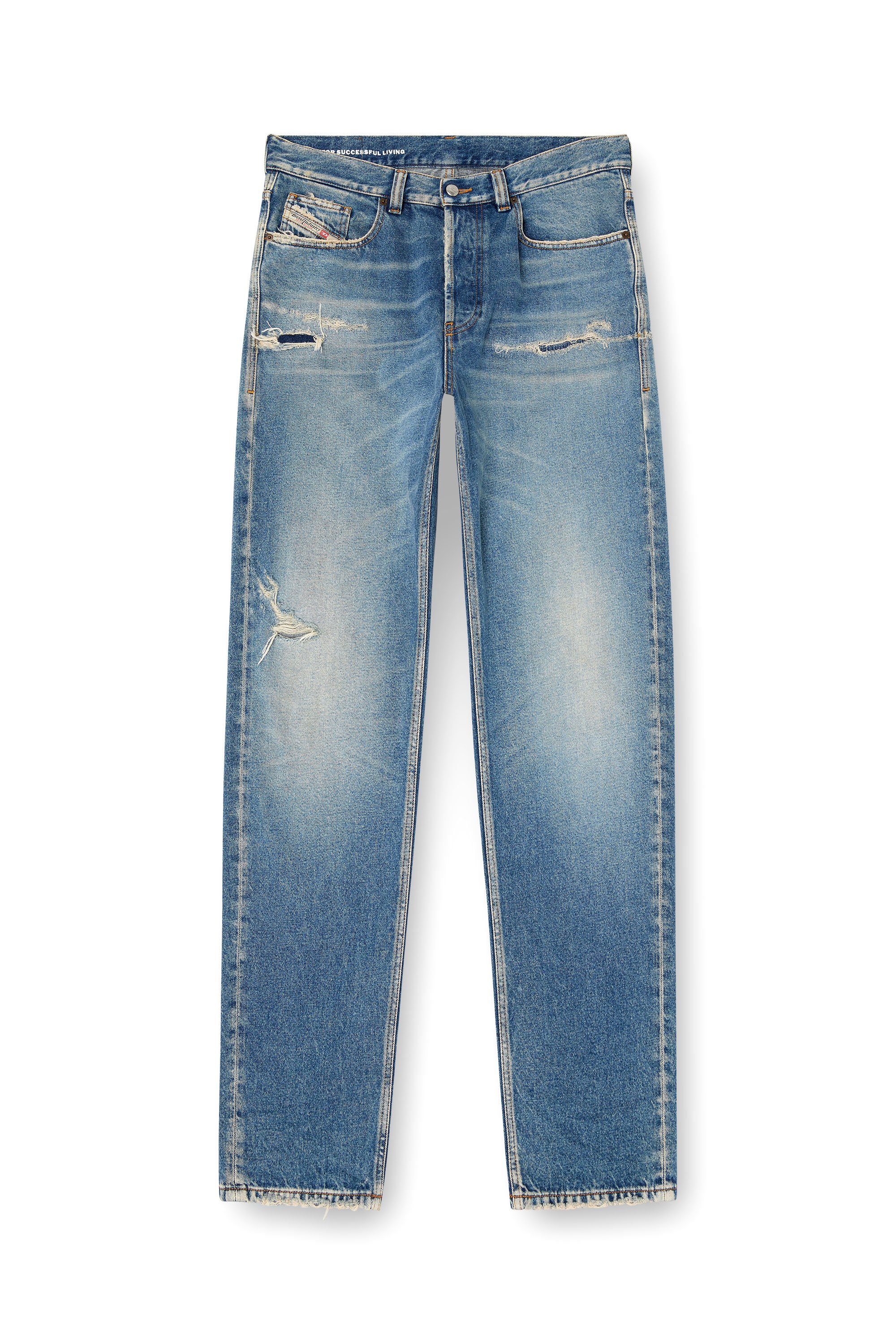 Diesel - Regular Jeans 2024 D-Macs 09L43 Uomo, Blu medio - Image 3